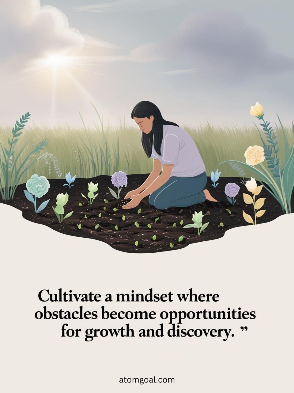 Cultivate a mindset where obstacles become opportunities for growth and discovery.
